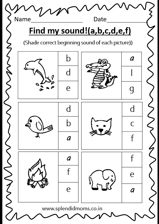 Letter Sound Practice For Kindergarten Letter Sound Worksheets Bundle For Kids  pdf 