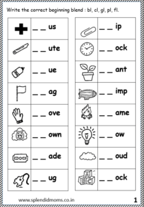 Beginning Blends - Splendid Moms