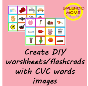CVc 3 letter words pictures