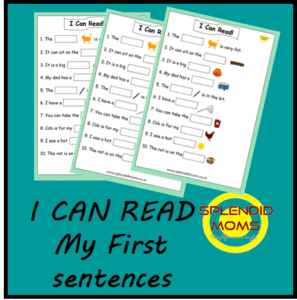 I can read my first sentences for kids