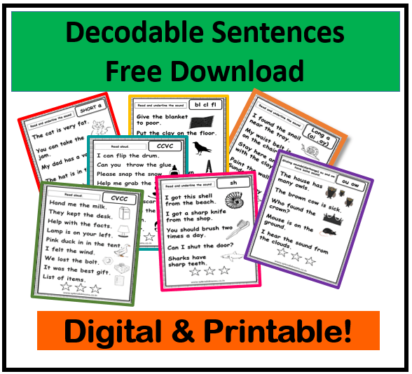 decodable sentences free download