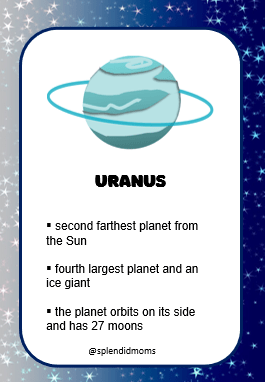 solar system and planets flash worksheets