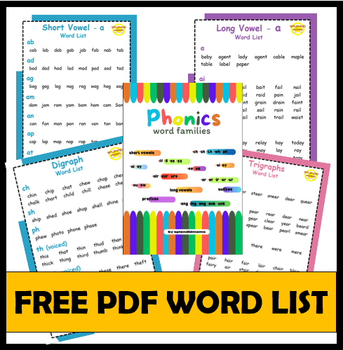 phonics word family free download