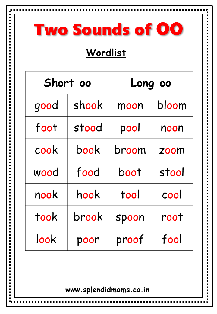 two sounds of oo