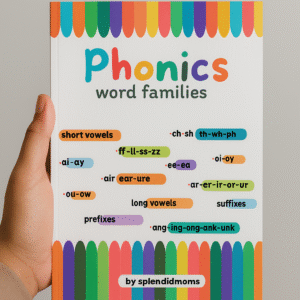 Phonics word family book splendidmoms