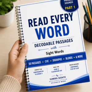 Read Every Word - Phonics Decodable Passages – Part 1(Digital PDF)