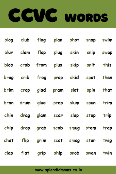 ccvc words