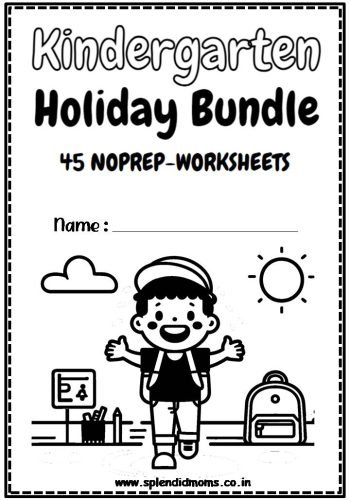 Kindergarten holiday bundle free worksheets