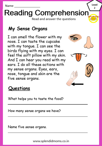 reading comprehension level 2 for class 1 2 free download